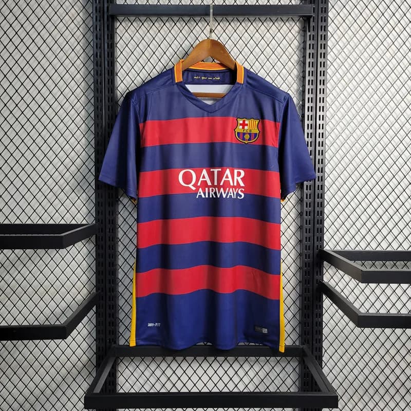 Adidas Real Madrid Away Jersey Siemens Sponsor — 15-16巴萨主场
