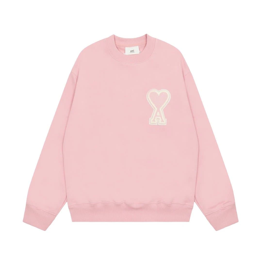 AMI Paris Crewneck Sweatshirt Heart Logo