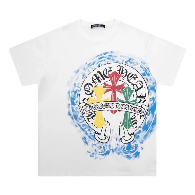 Chrome Hearts Graphic Tee Cross Logo Print — 23