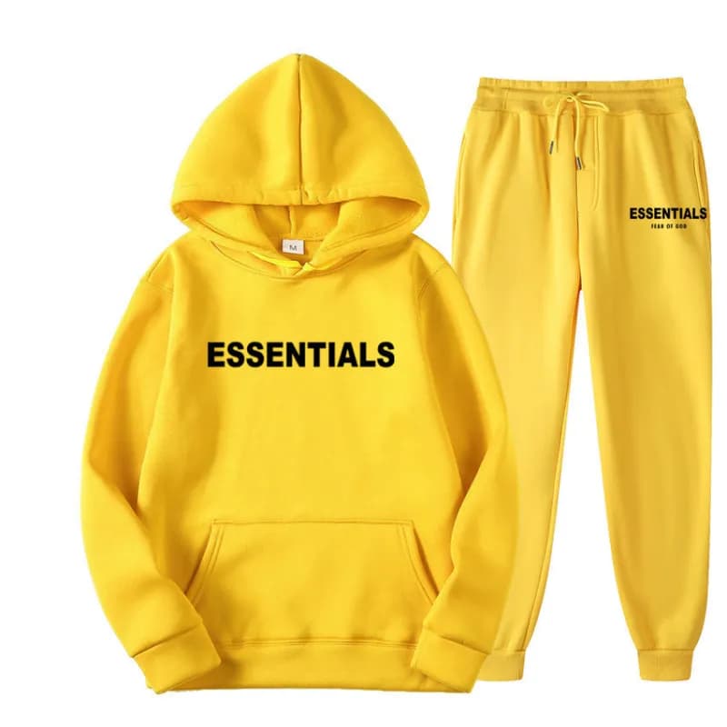 Fear of God Essentials Hoodie and Joggers Set Essentials Logo — 23