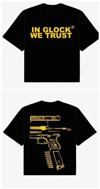 Graphic Tee In Glock We Trust