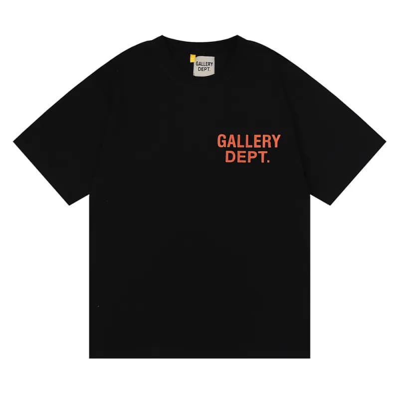 Gallery Dept. Hooded Sweatshirt Gallery Dept Hollywood CA Print — 6031 black