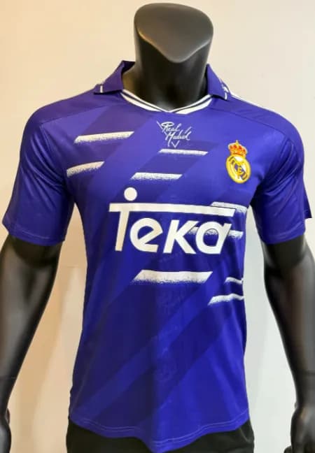 Adidas Real Madrid Away Jersey Emirates Fly Better — 94-96 real madrid away game