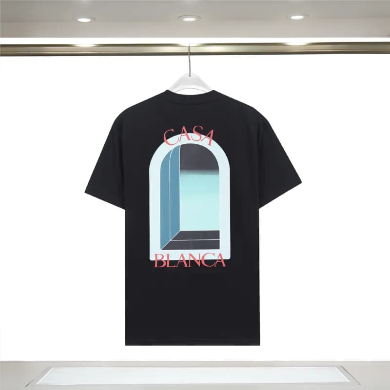 Ringer T-Shirt Celine Paris Logo — 881 front and rear printed black