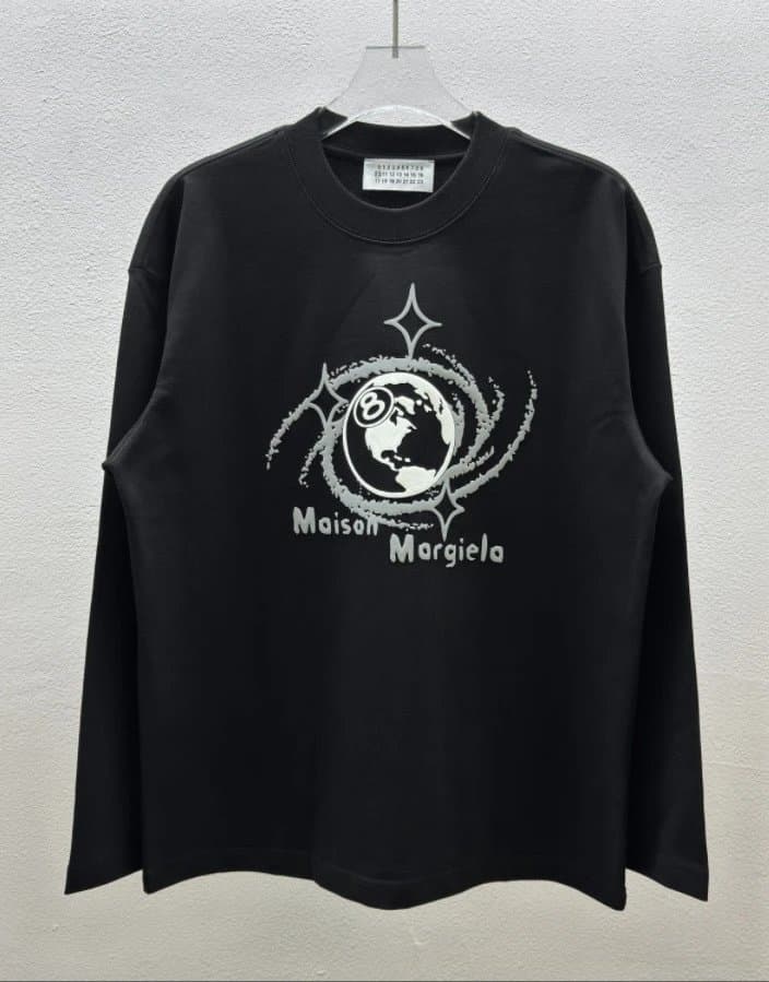 Off-White Long Sleeve Tee Industrial Tag Print — 13