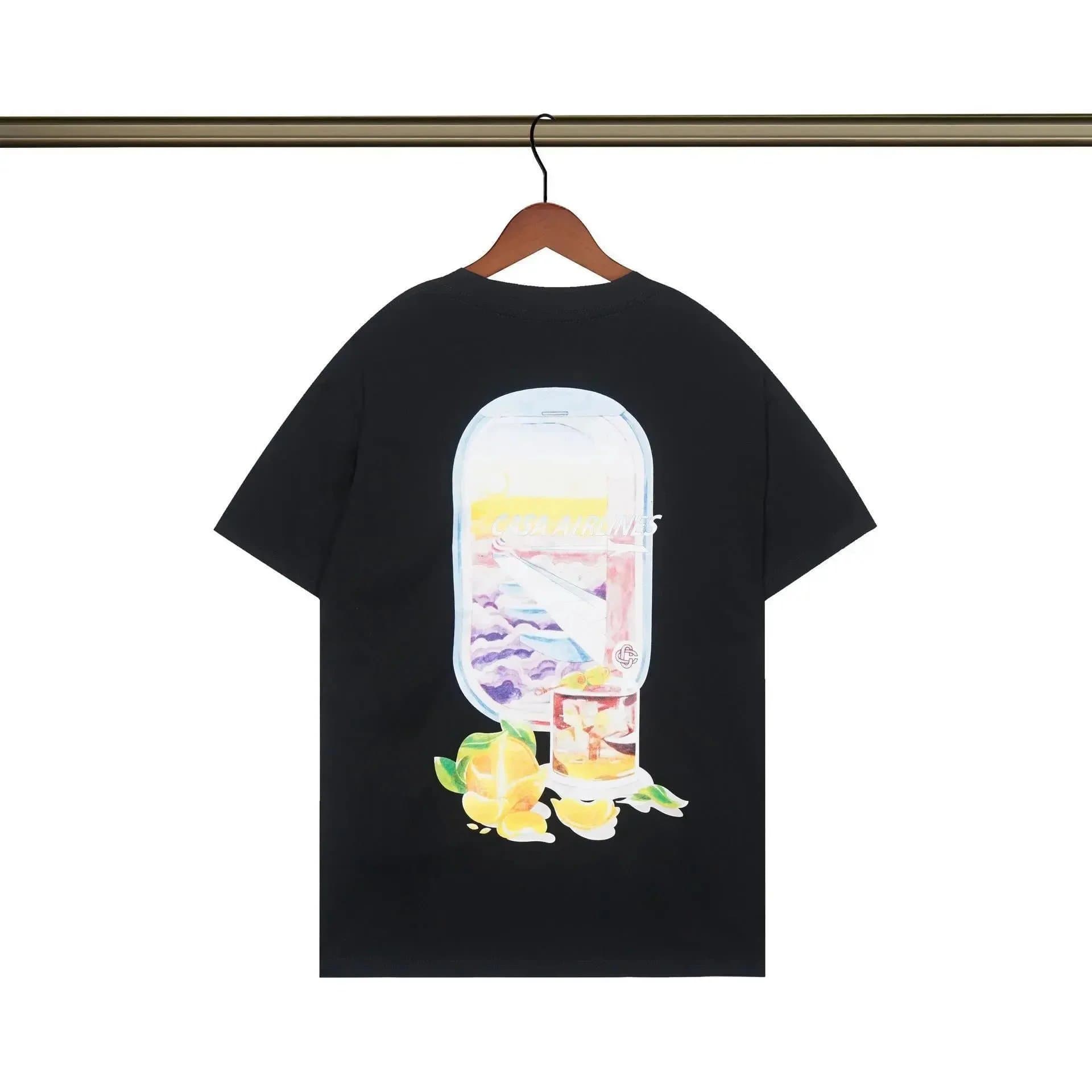 Casablanca Stork Joy Tee Multi-Stork Print — 16