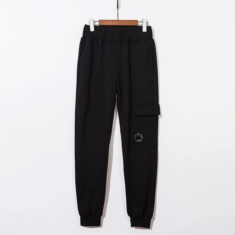 Cargo Joggers Black with Patch Pocket