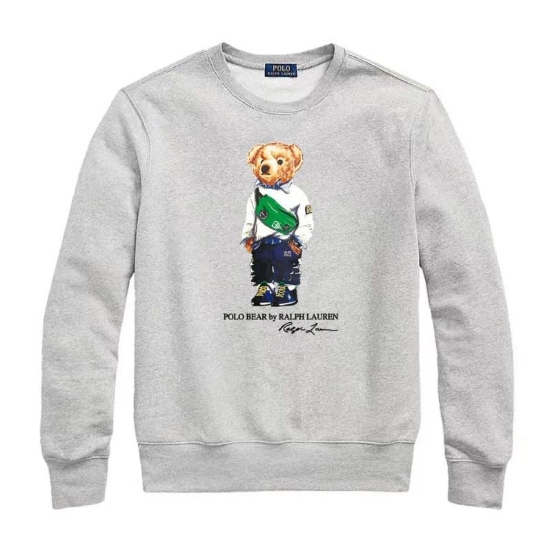 Polo Ralph Lauren Polo Bear Sweatshirt Dodgers Baseball — Y23·灰色