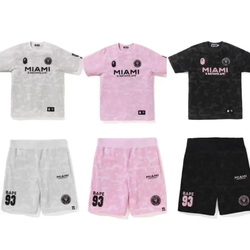 BAPE Short-Sleeve Tee Miami Camo — 迈阿密短裤黑色
