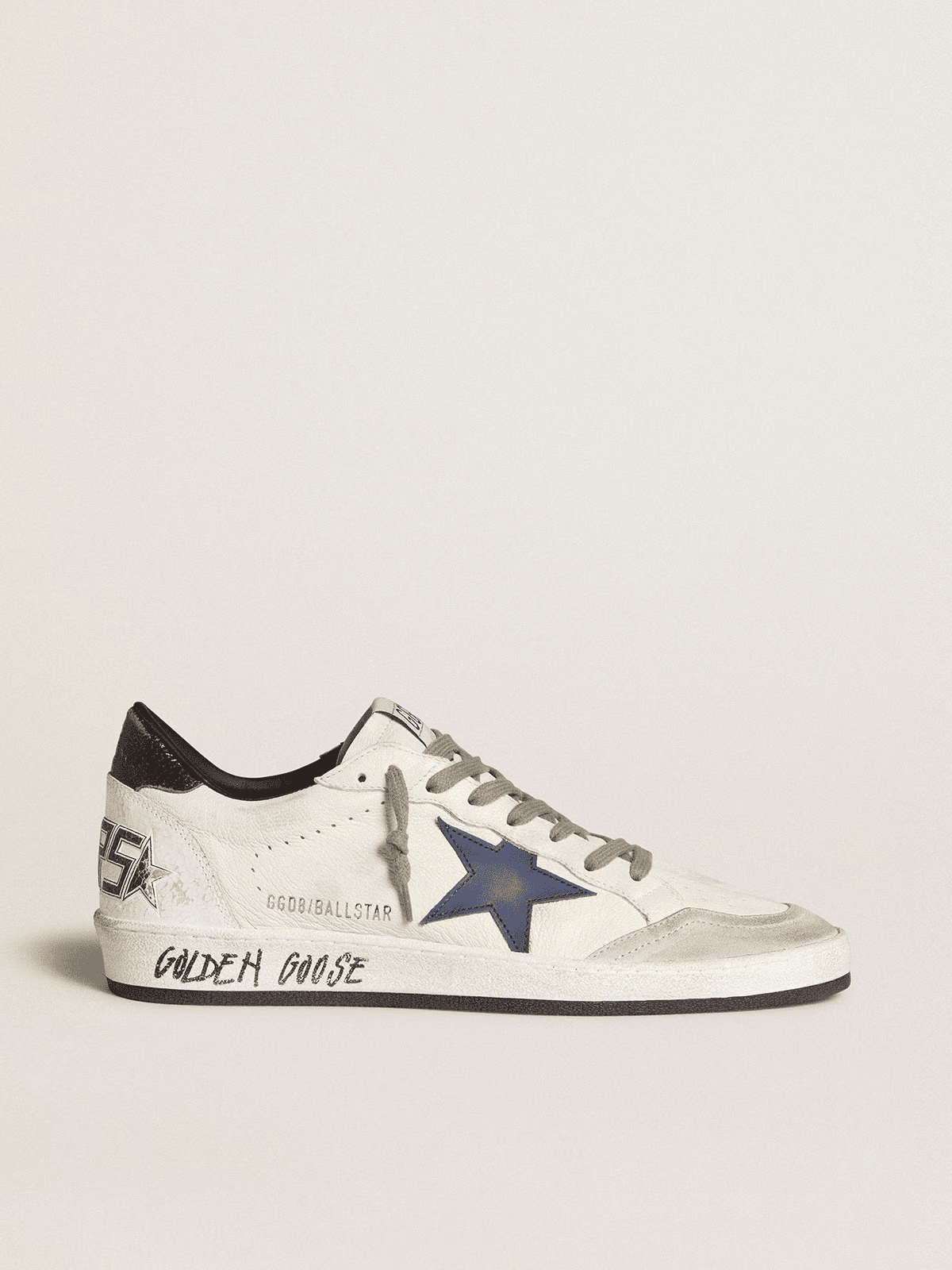 Golden Goose Superstar Distressed White — BALL STAR 33