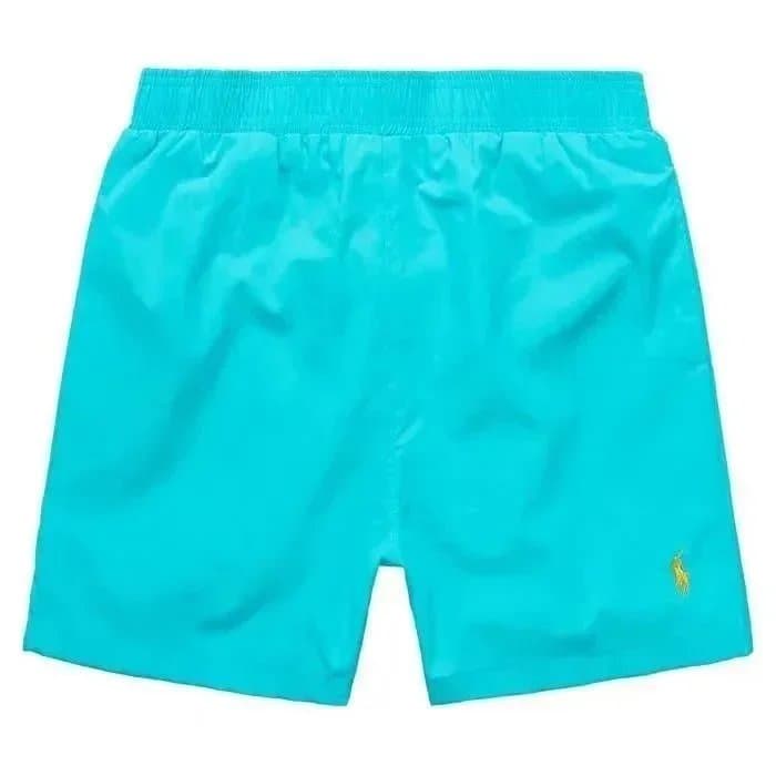 Polo Ralph Lauren Polo Swim Trunks Olive with Orange Lining — 16