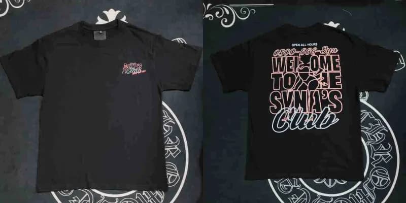 Graphic Tee Sp5der Logo Print — 款式3
