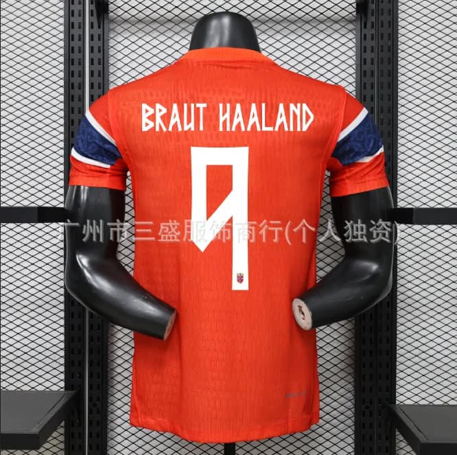 Nike Spain National Team Jersey 2024 Away — 2627挪威主场球员版9号