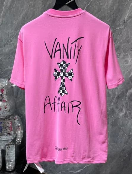 Chrome Hearts Vanity Affair Tee Checkerboard Cross