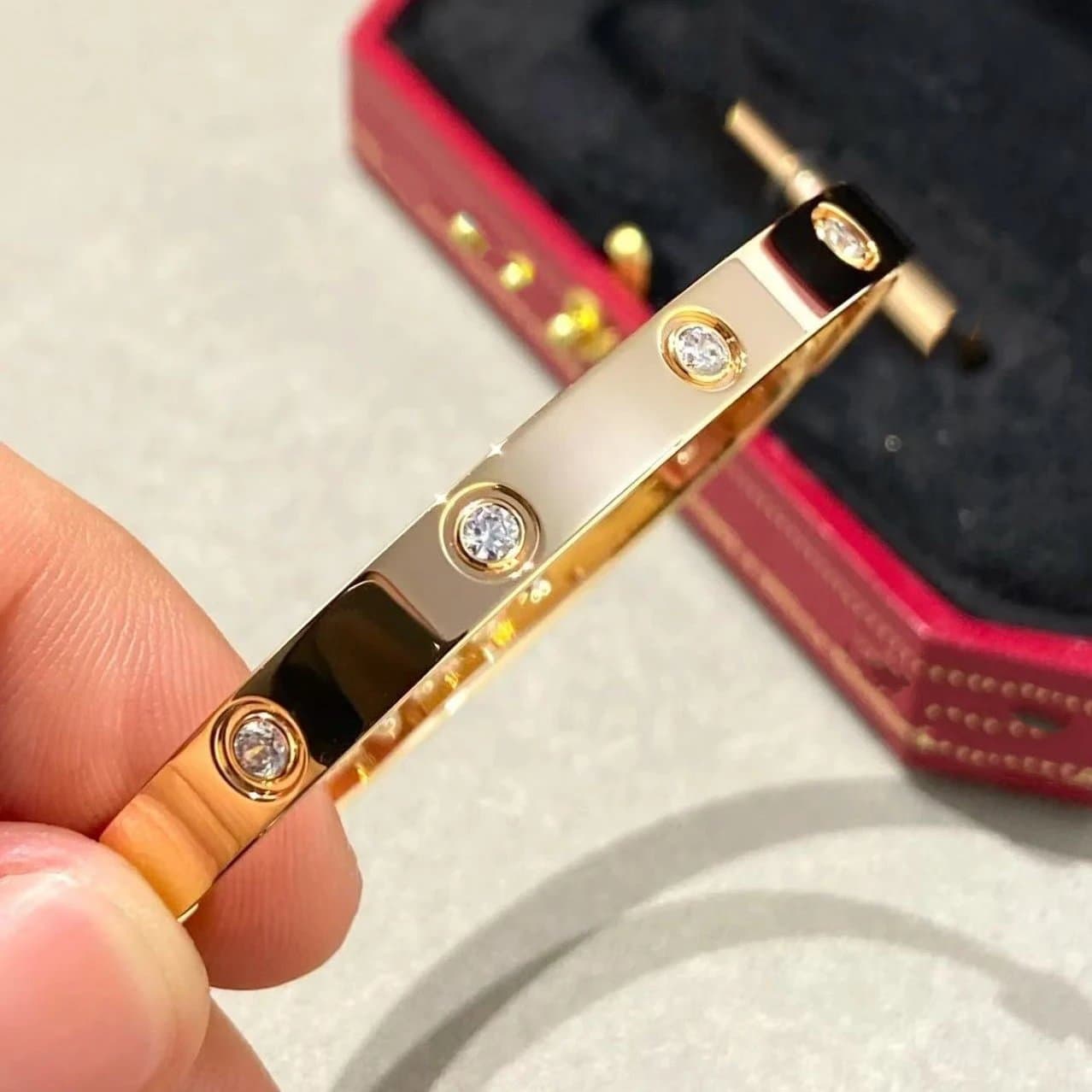 Cartier Juste un Clou Bracelet Medium with Diamonds