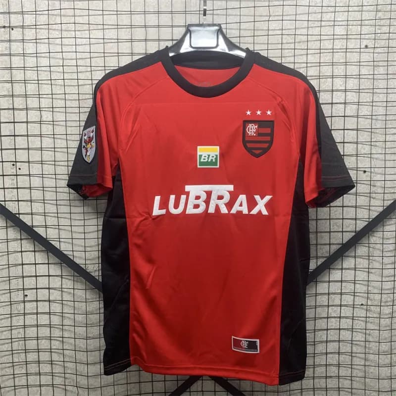 Flamengo Home Jersey Lubrax Sponsor — 2000弗拉门戈红色