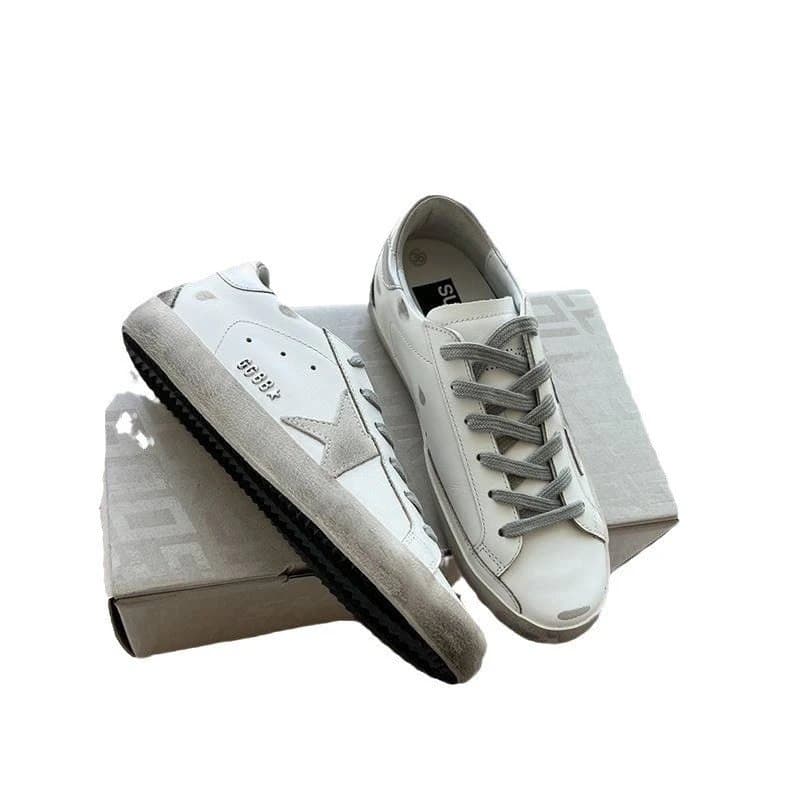 Golden Goose Superstar Distressed Silver — 29