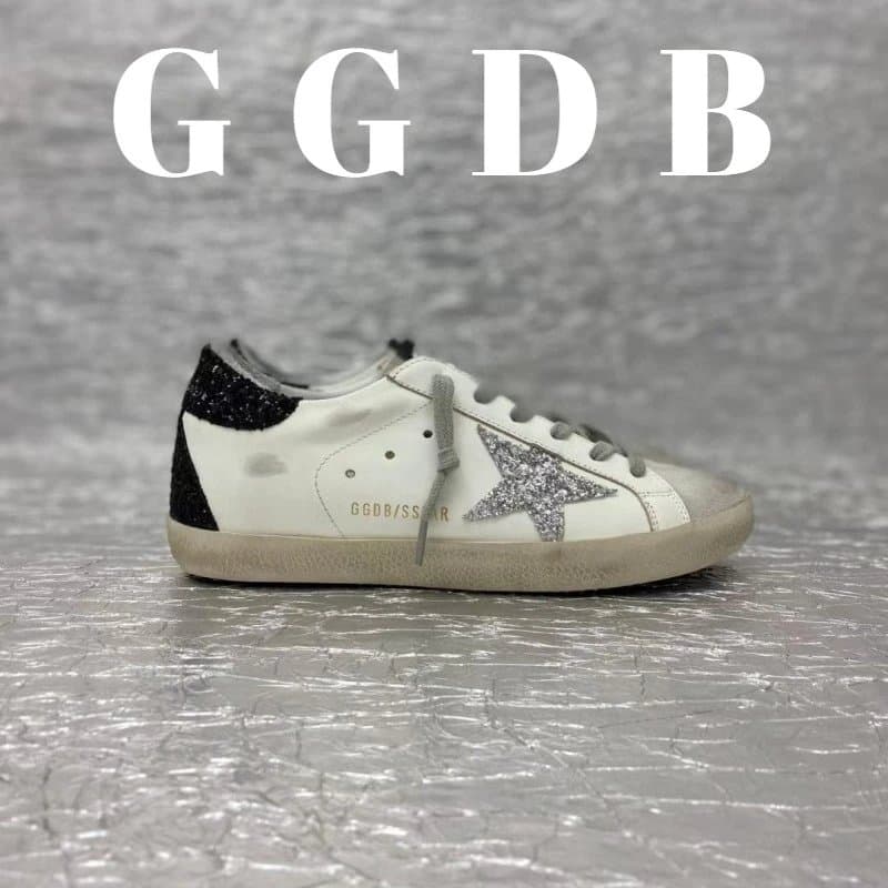 Golden Goose Super-Star Distressed Silver — #24