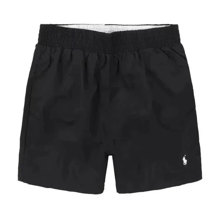 Polo Ralph Lauren Polo Swim Trunks Olive with Orange Lining — 12