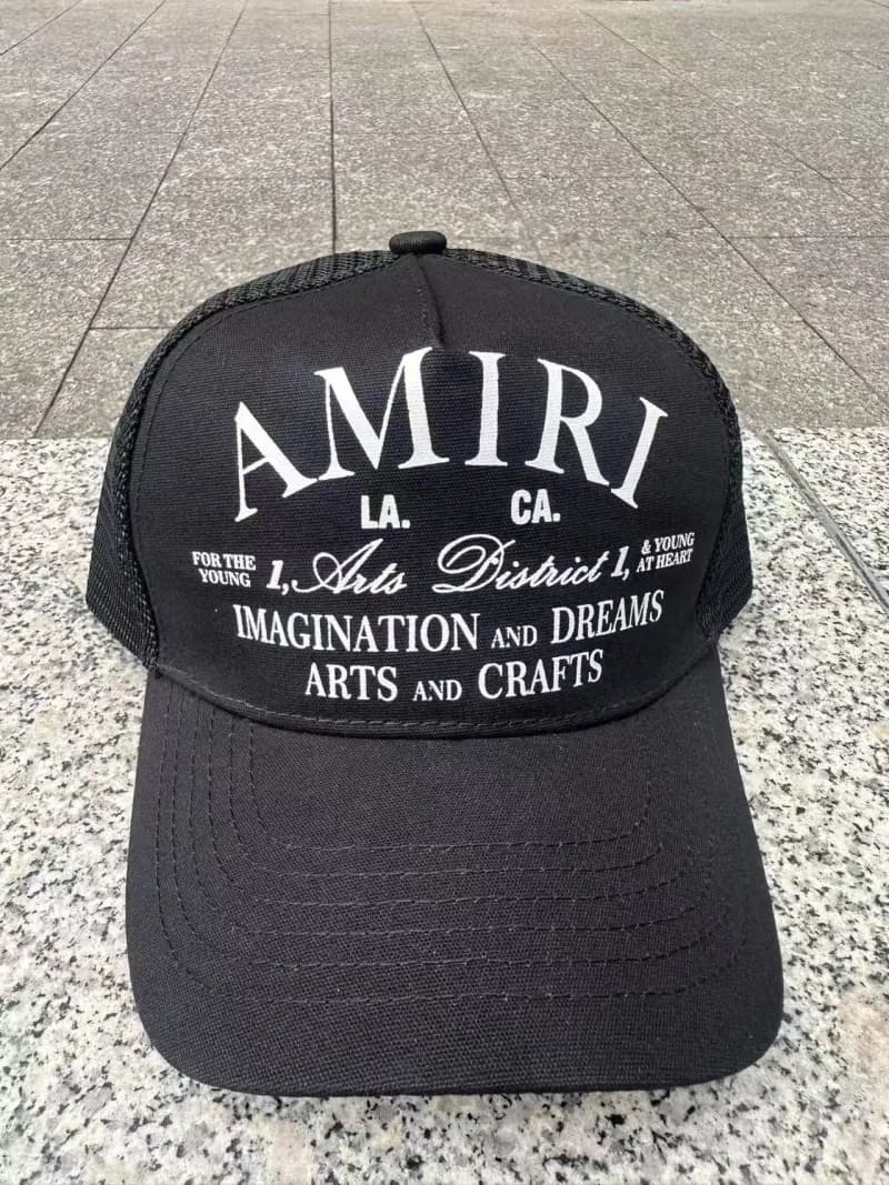 Amiri Trucker Cap Embroidered Logo — 76