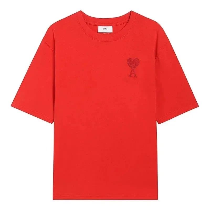 AMI Paris T-Shirt Heart Logo Patch — 21*Top quality
