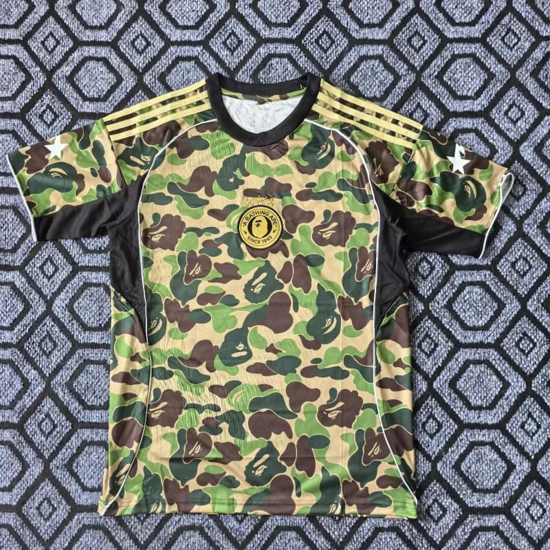 BAPE × Adidas Camouflage Jersey ABC Camo