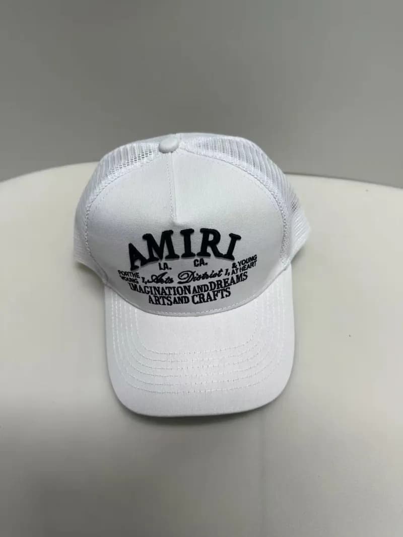 Amiri Trucker Cap Embroidered Logo — 61