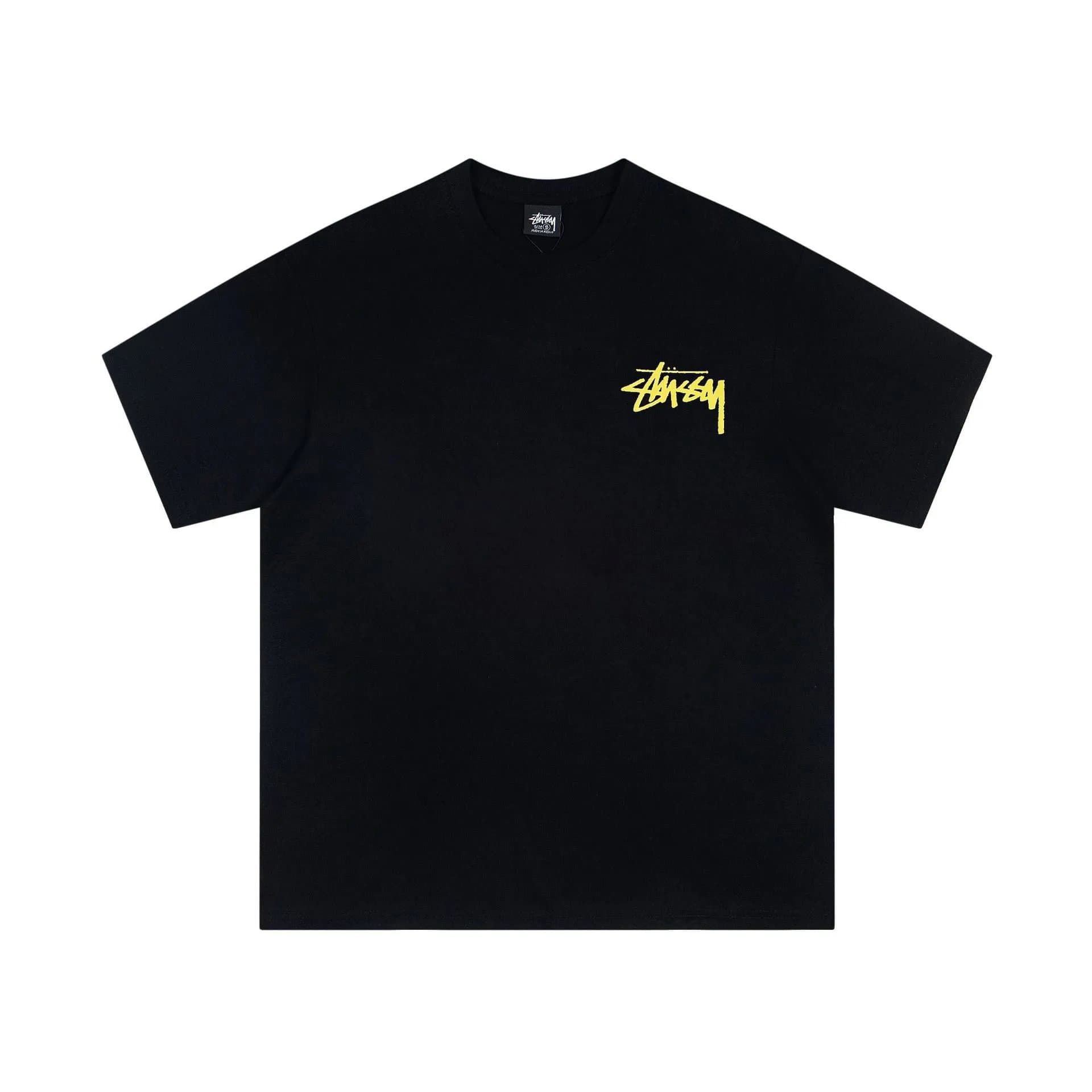 Stüssy Logo Tee Yellow Script