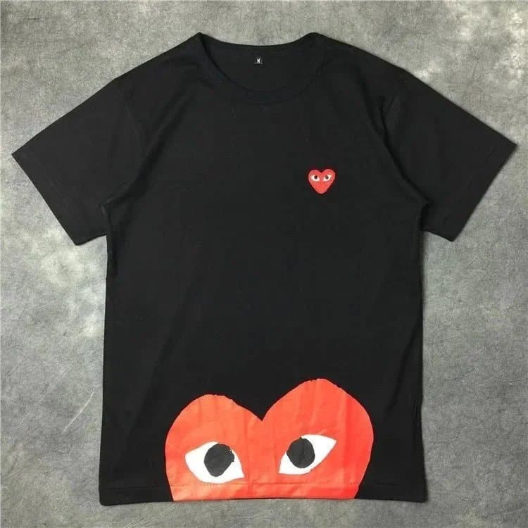 Comme des Garçons Play T-Shirt Eye Patch Sleeve — 7