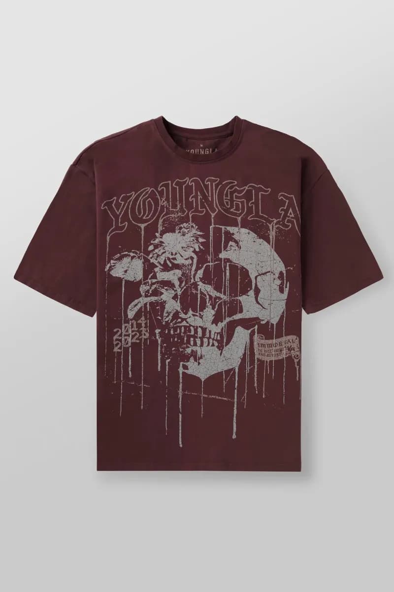 Yeezy Graphic Tee Skull Print
