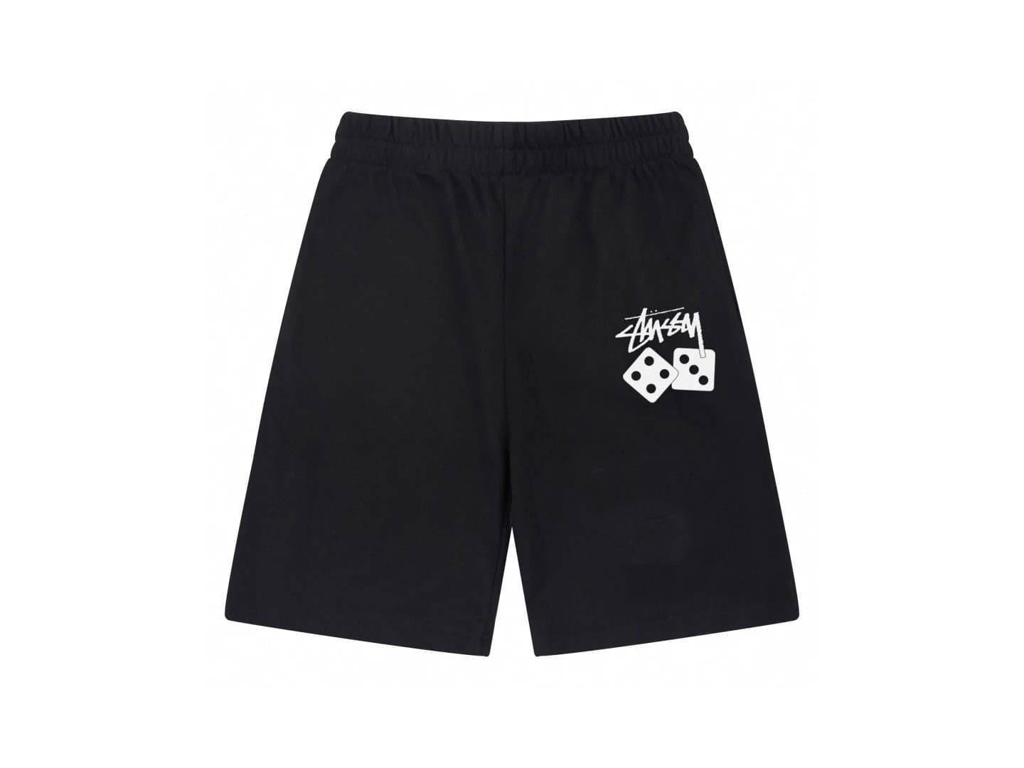 Stüssy Logo Shorts White Script — 18