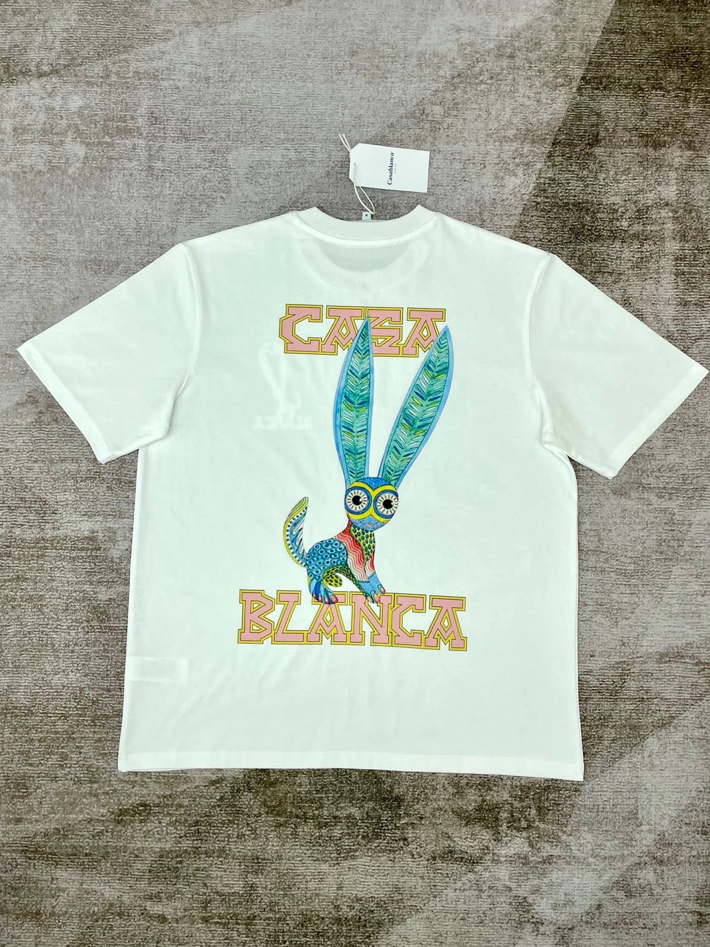 Casablanca Graphic Tee Casa Blanca Rabbit Print