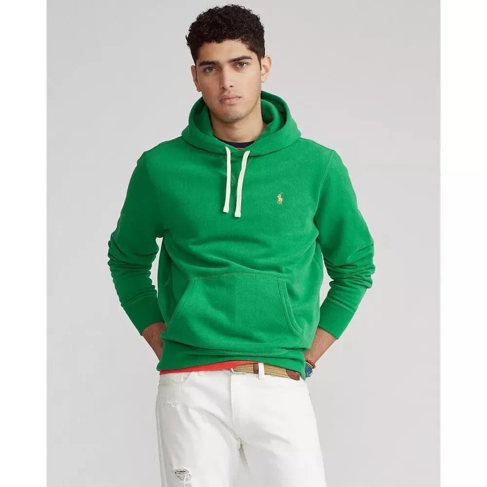 Polo Ralph Lauren Classic Fit Hoodie Solid White — 绿色