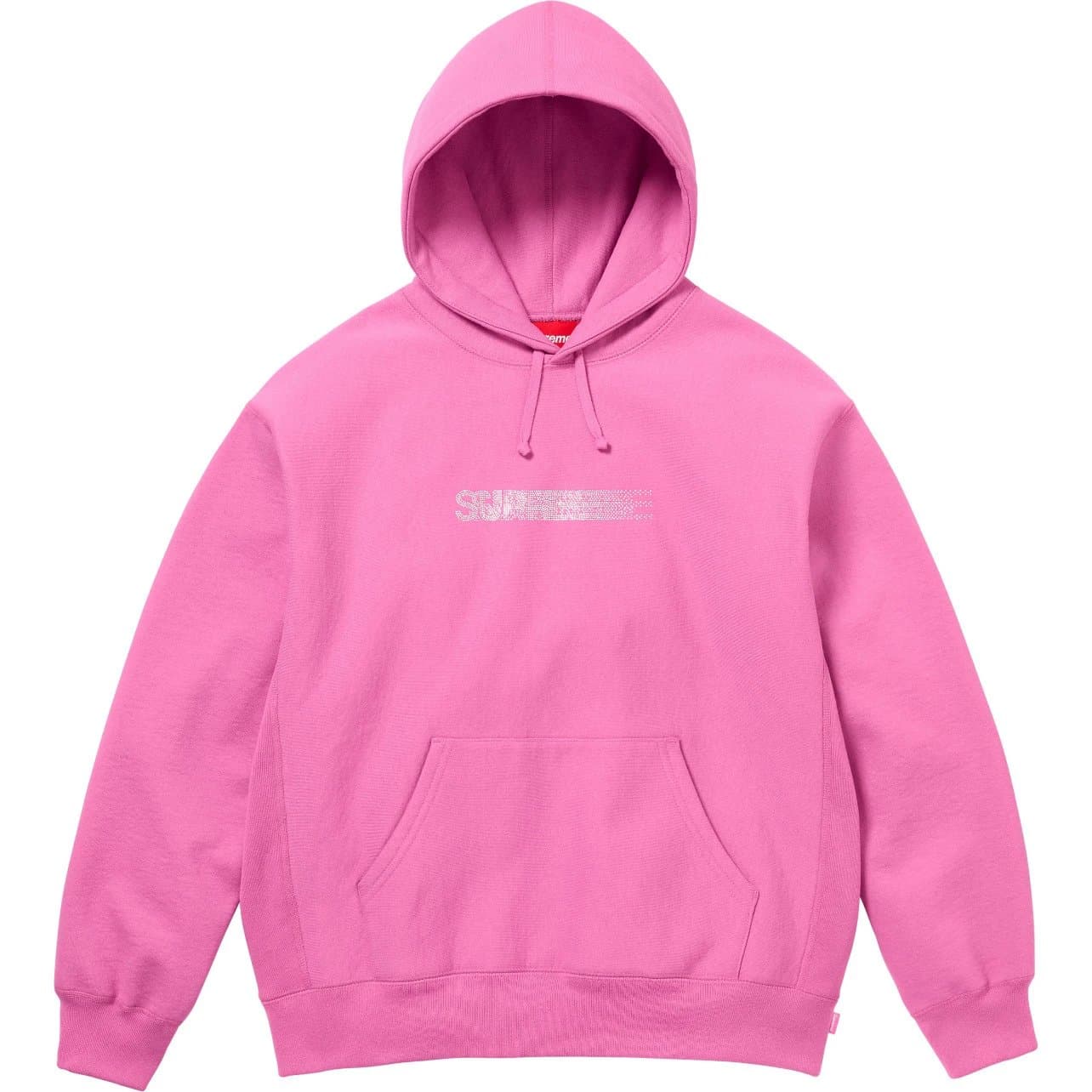 Supreme Knit Vest Pixel Logo — E566#玫红色