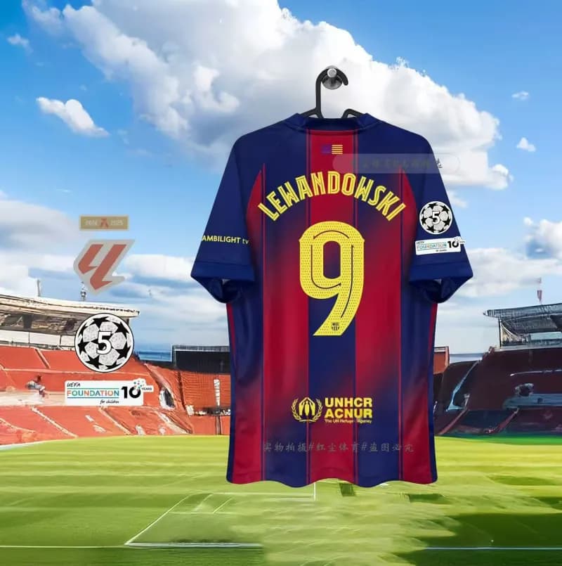 Nike FC Barcelona Home Jersey Lewandowski #9