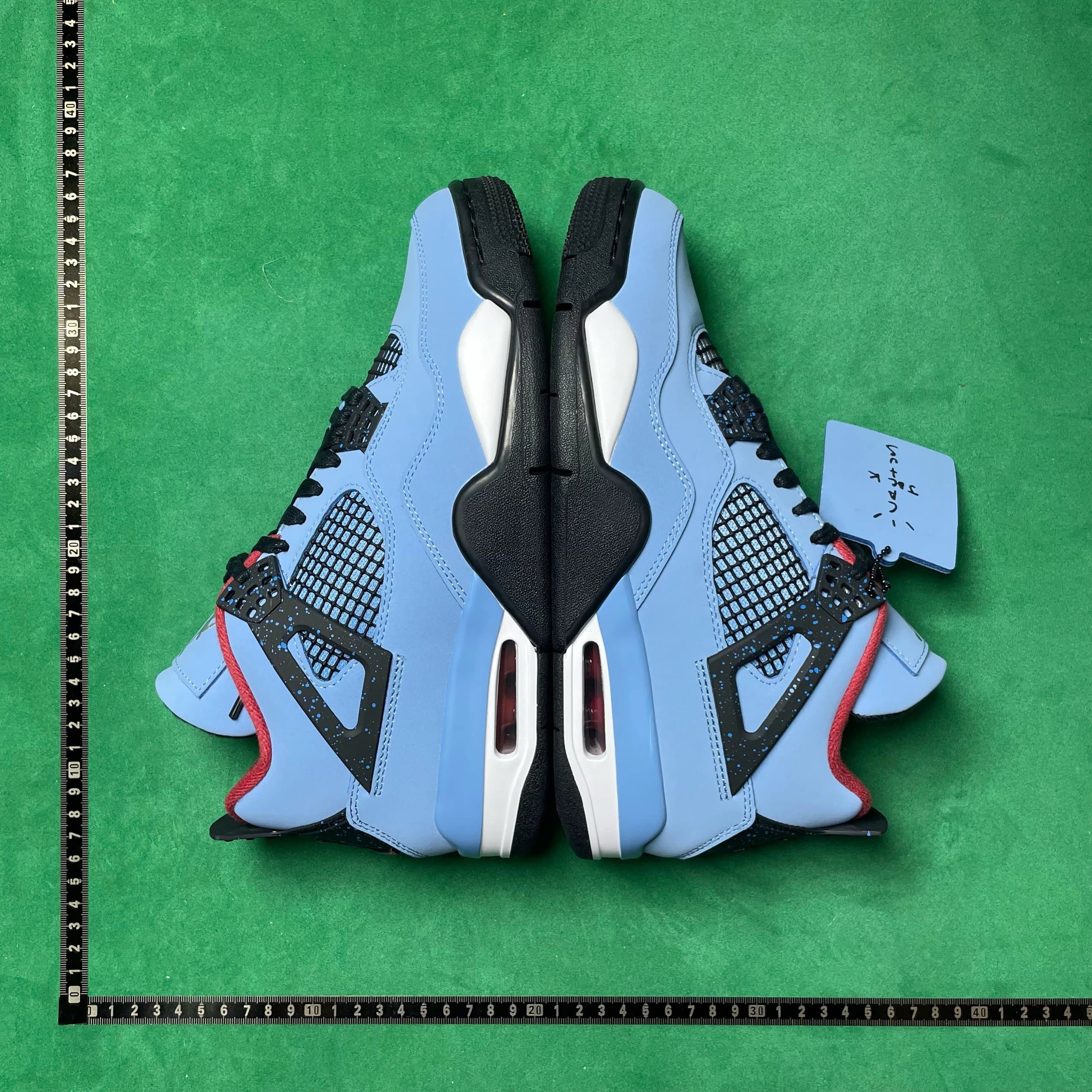 Air Jordan 4 Olive — 7号TS联名冰蓝308497-406
