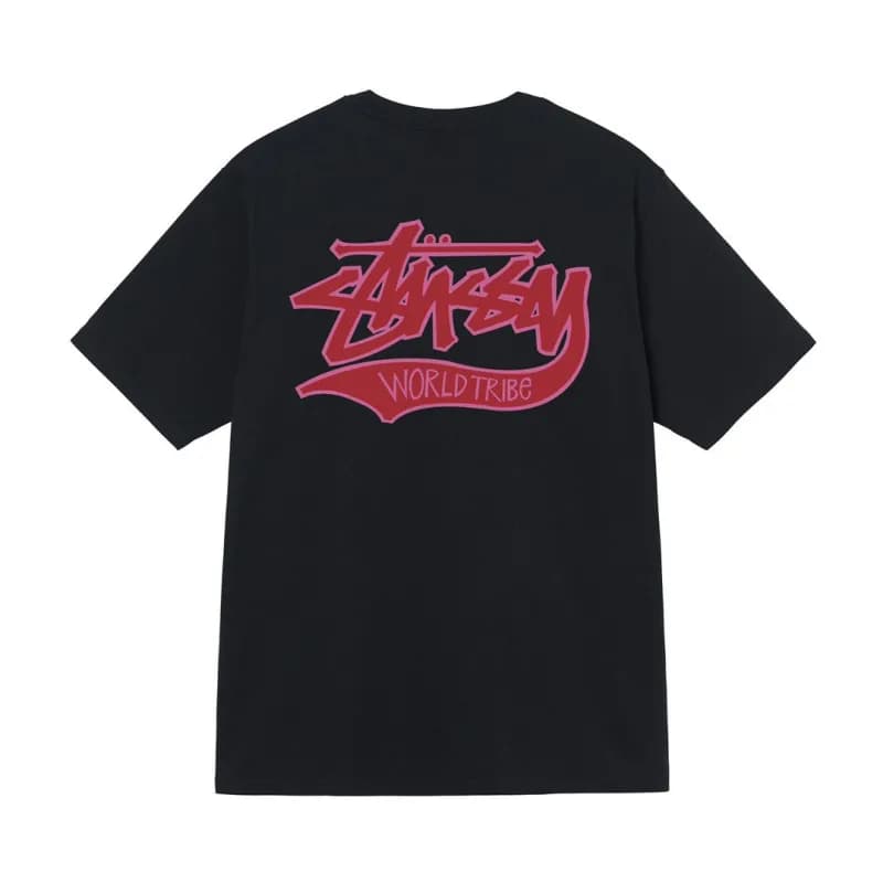 Stüssy Graphic Tee USA Map Print — 黑色【紫字】