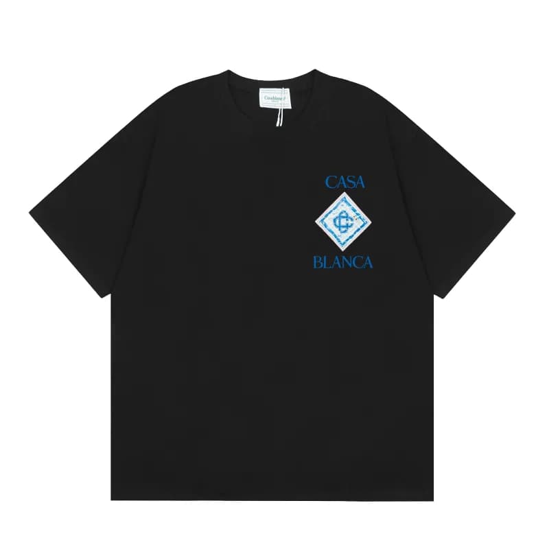 Graphic Tee Casa Blanca Logo Print — c125黑