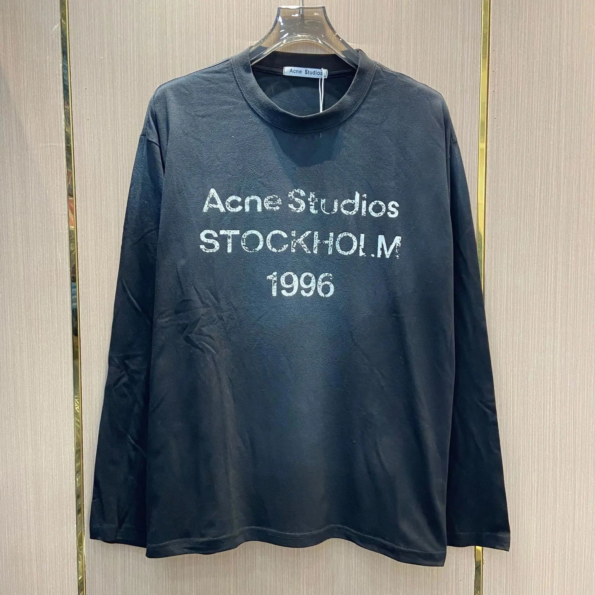 Acne Studios Graphic Tee Stockholm 1996 — N10黑