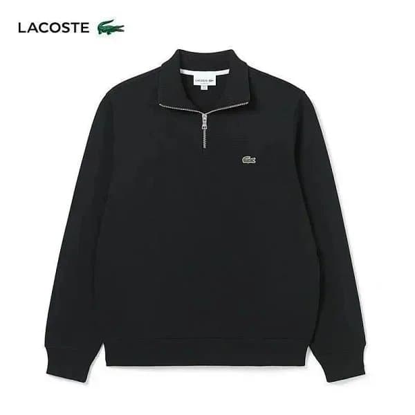 Lacoste Zip-Up Hoodie Heather Grey — 38.