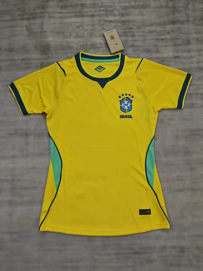 Football Jersey Corinthians Black/Orange — 女装:27巴西主场