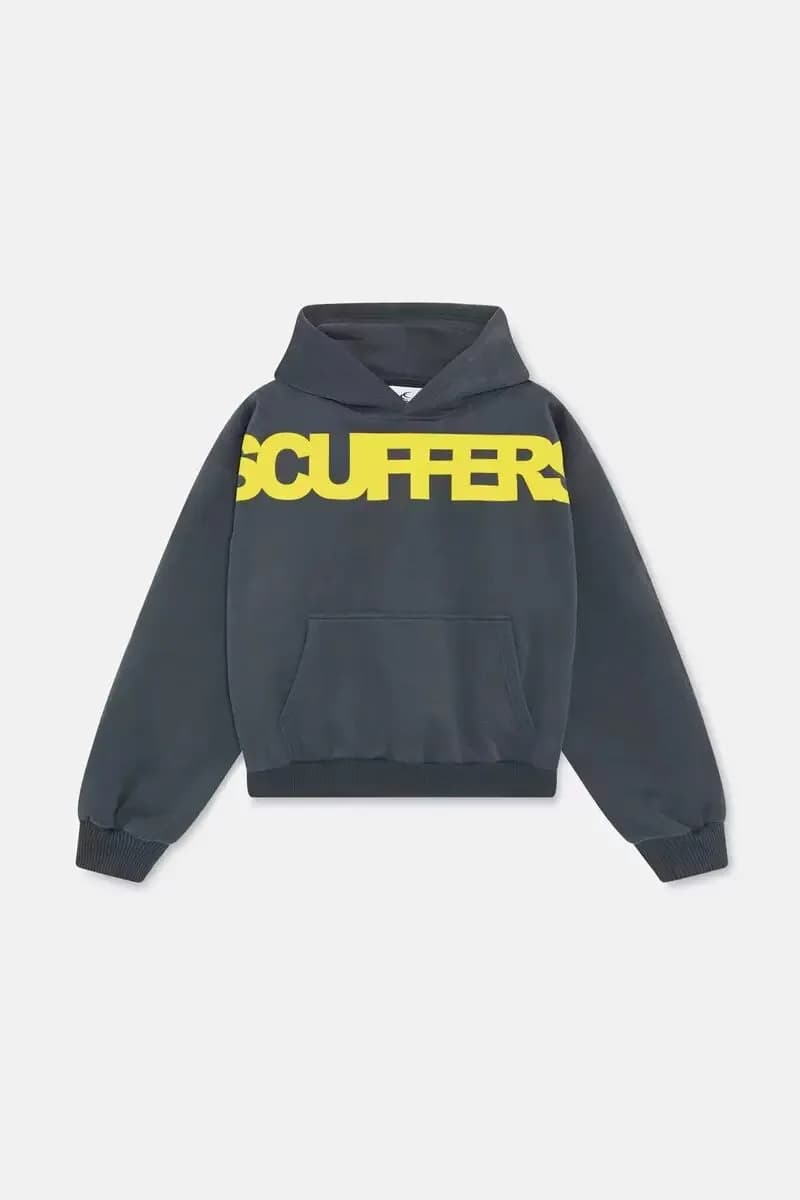 Scuffers Hoodie Embroidered Logo — 深灰色