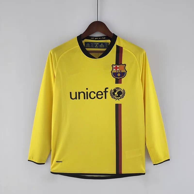 1992-93 Home Shirt Sharp Sponsor — 08-09 barcelona away long sleeves