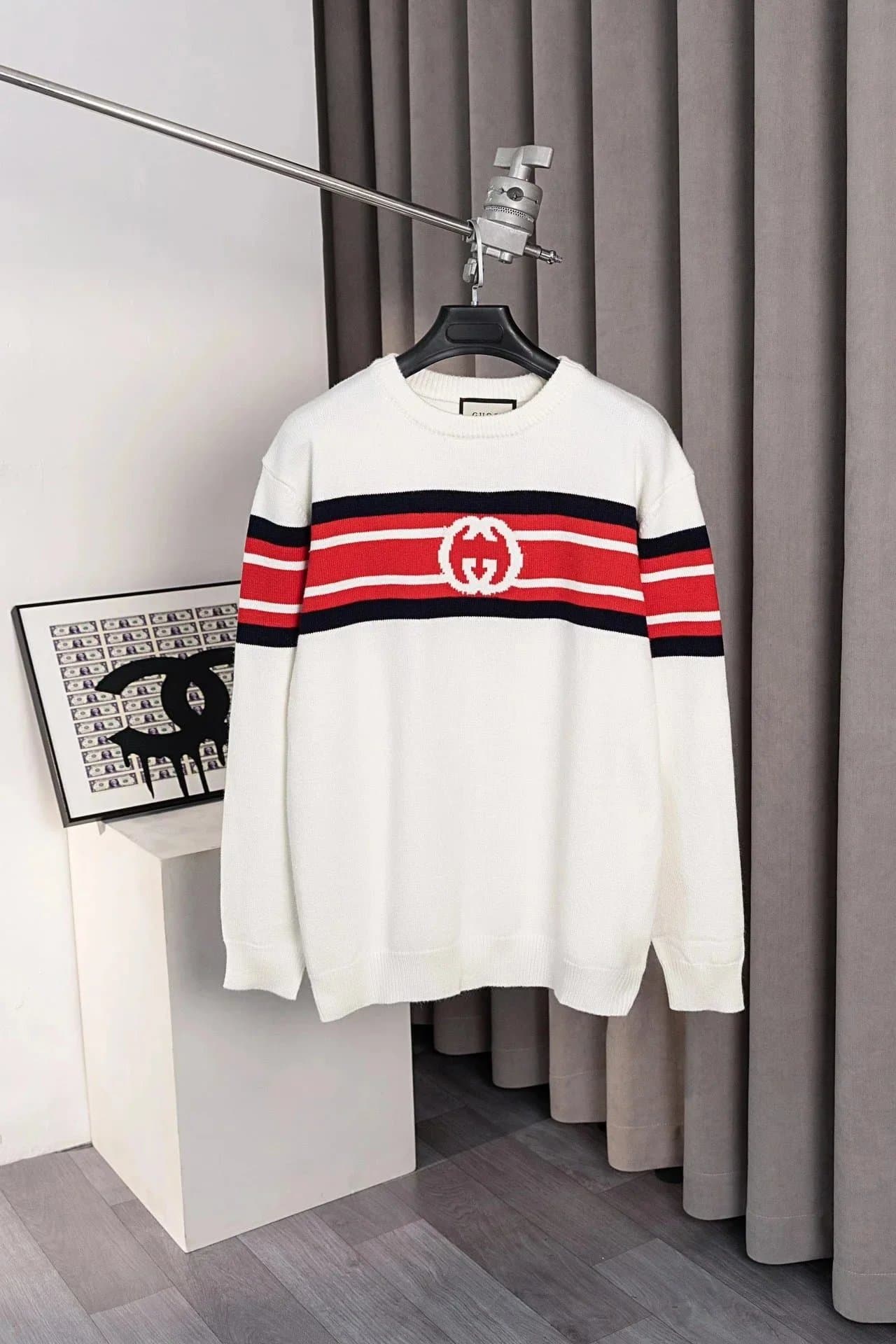 Louis Vuitton Monogram Knit Sweater All-Over LV Pattern — WN-024