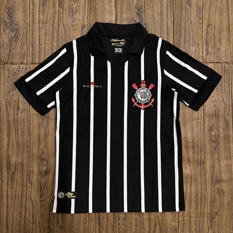 Corinthians Home Jersey 1990s Striped
