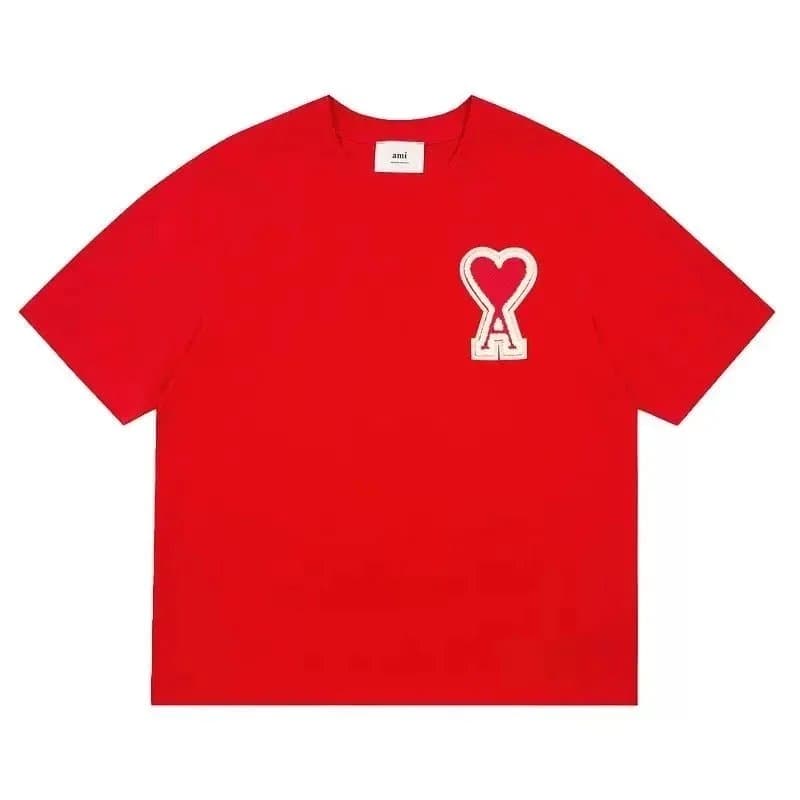 AMI Paris Logo T-Shirt Heart A Patch — 27