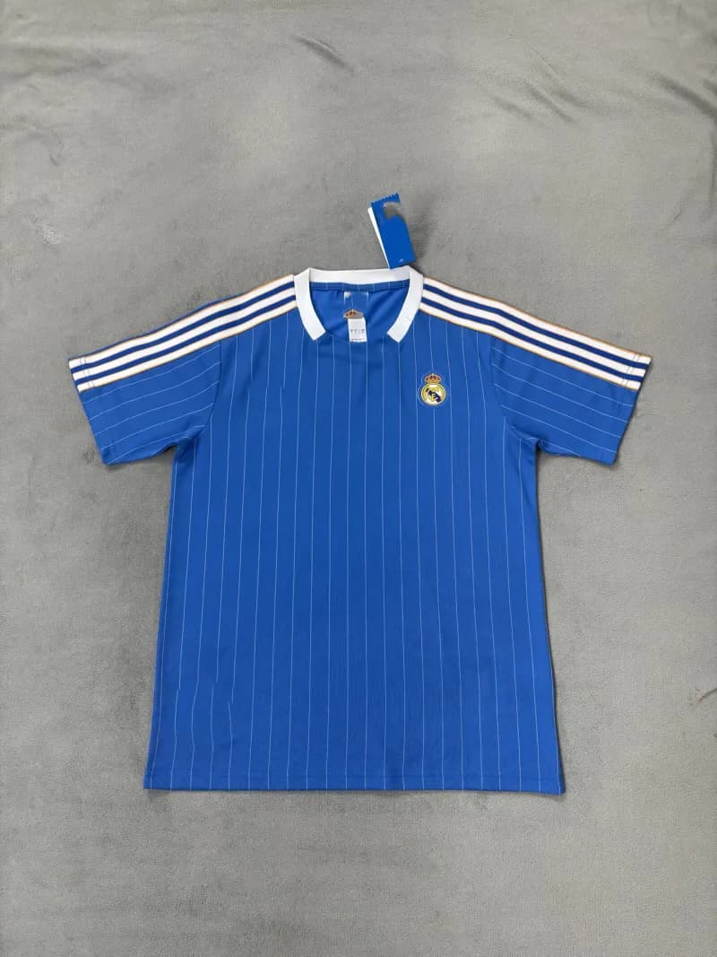 Adidas Real Madrid Home Jersey Pinstripe