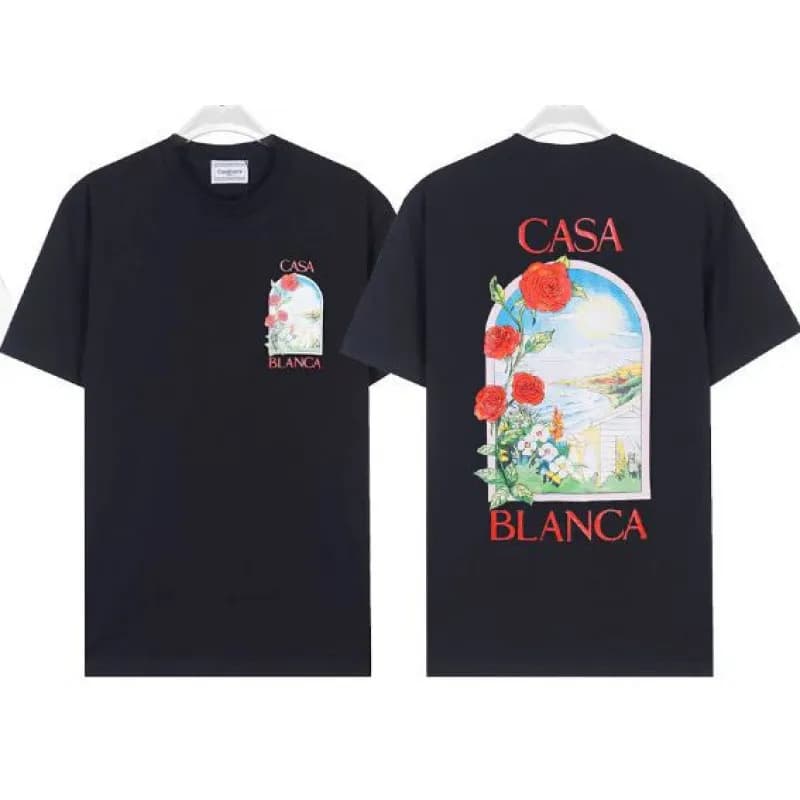 Casablanca Casa Blanca Tee Column Print — 833黑