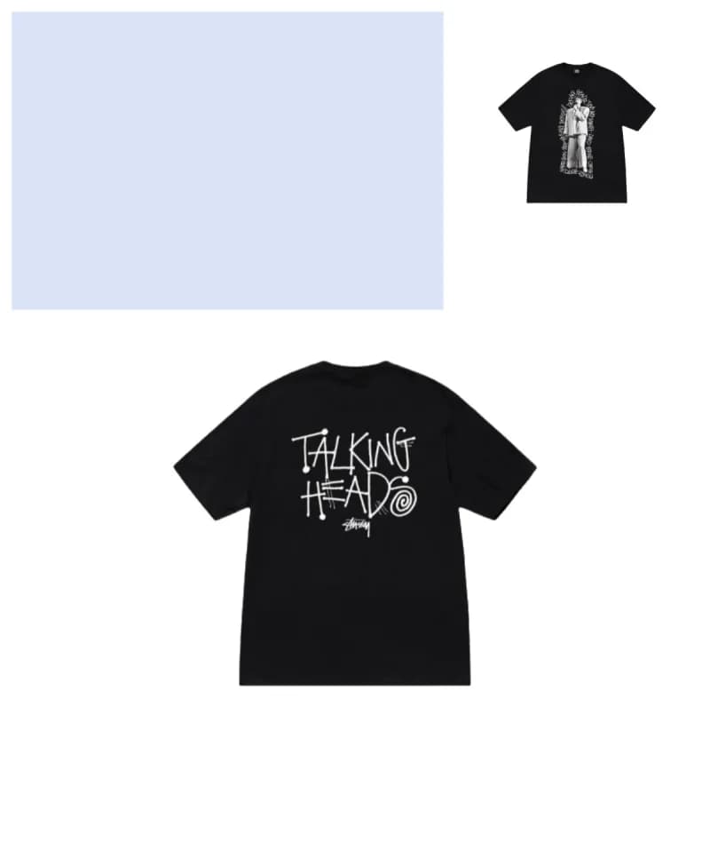 Stüssy Talking Heads Tee Graphic Print