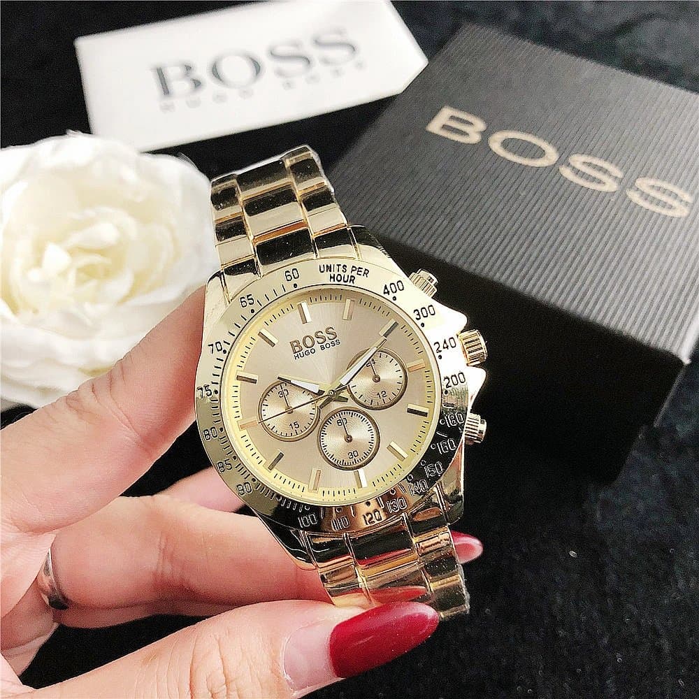 Hugo Boss Chronograph Watch Stainless Steel — 4GO